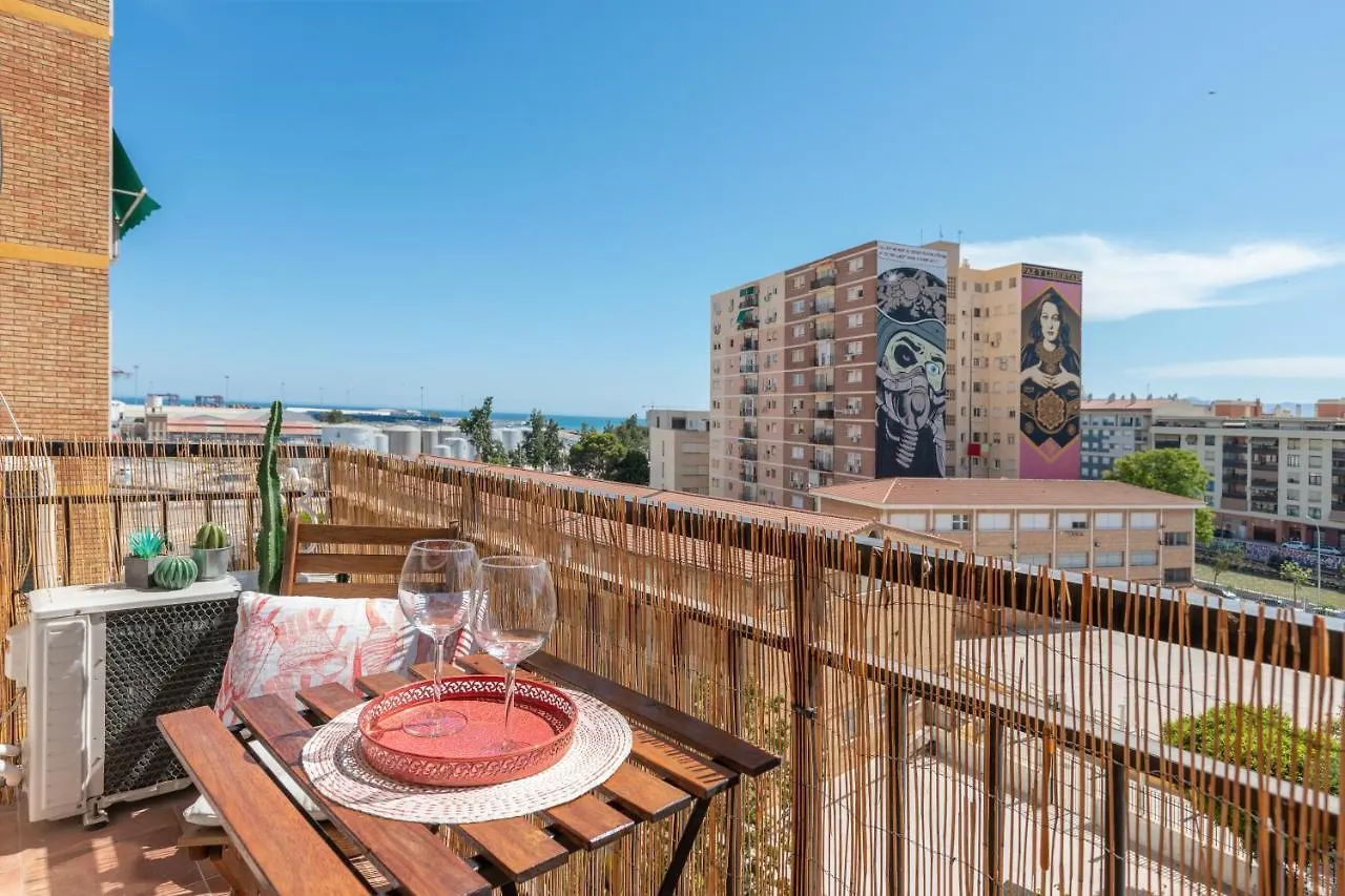 Apartamento De 3 Habitaciones En El Barrio De Las Artes, Soho Malaga 0*,  Spain