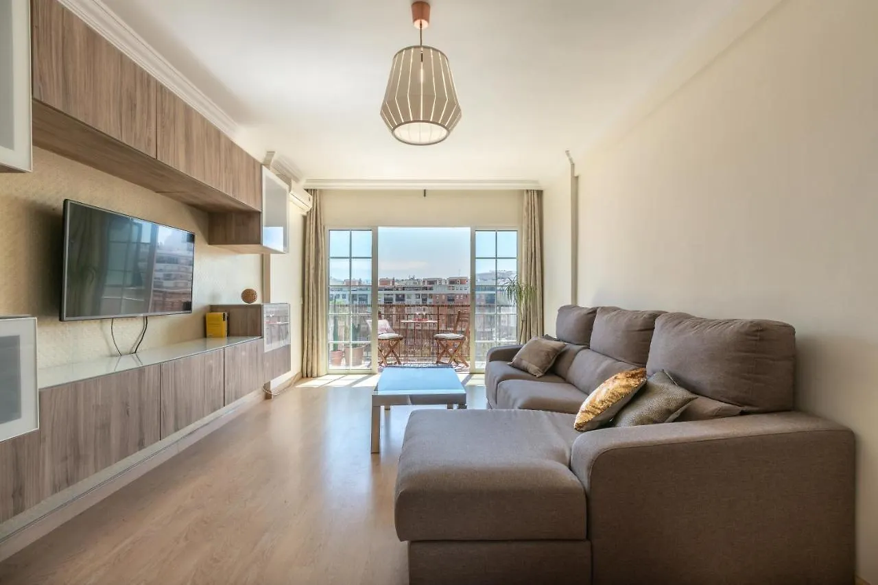 Lägenhet Apartamento De 3 Habitaciones En El Barrio De Las Artes, Soho Málaga